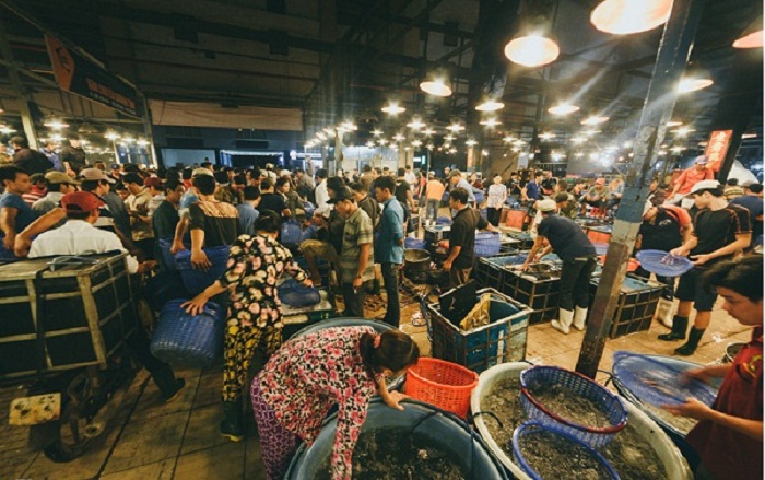 chợ đầu mối hải sản tphcm